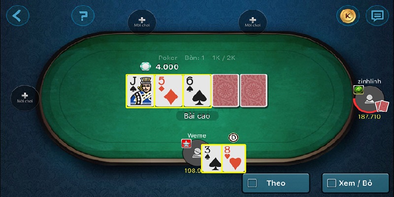 Poker online hấp dẫn thành viên tham gia